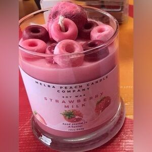 Strawberry Milk O’s Scented Candle